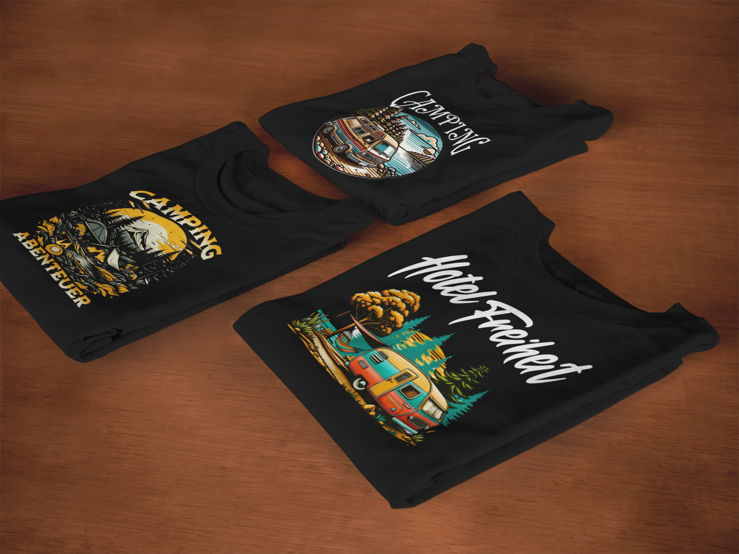 CAMPING T-SHIRTS (UNISEX)