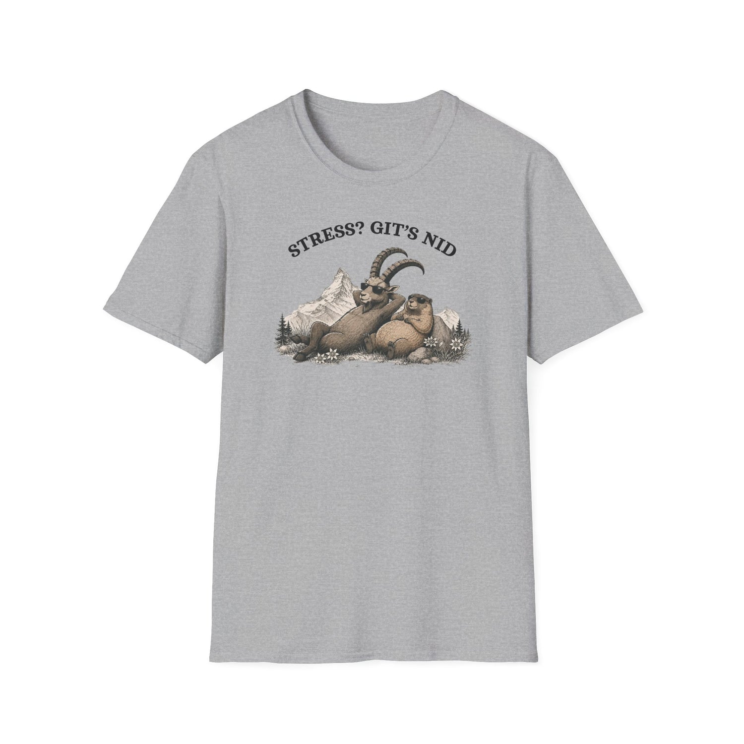 Berg T-Shirt - Stress? Git's Nid