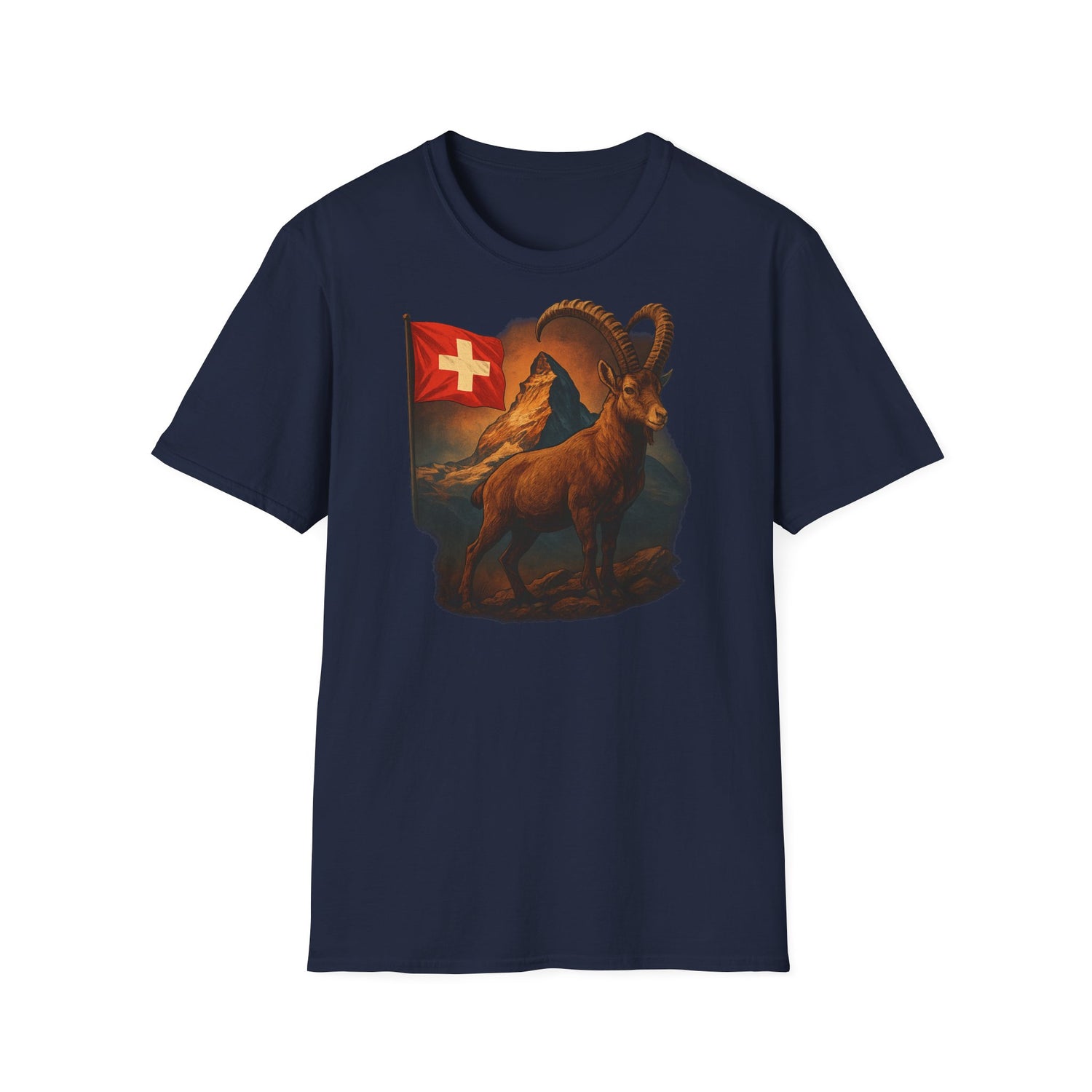 Berg T-Shirt - Steinbock Schweiz