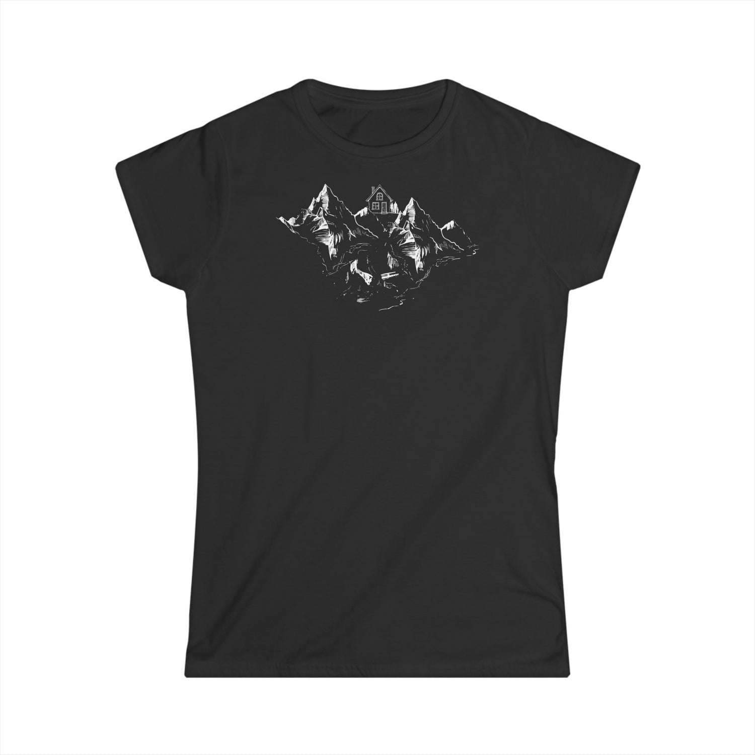 Berg T-Shirt - Hütte (Damen)