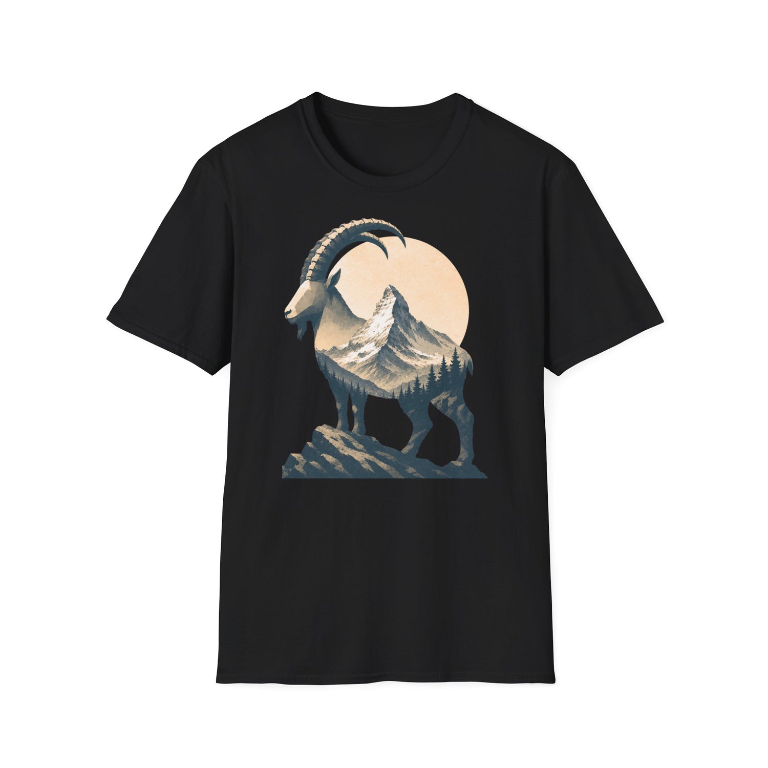 Berg T-Shirt - Steinbock & Matterhorn