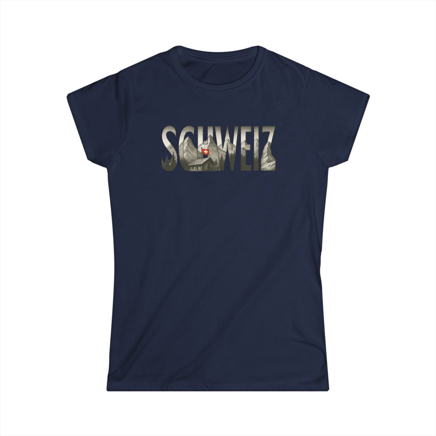 Berg T-Shirt - Schweiz (Damen)