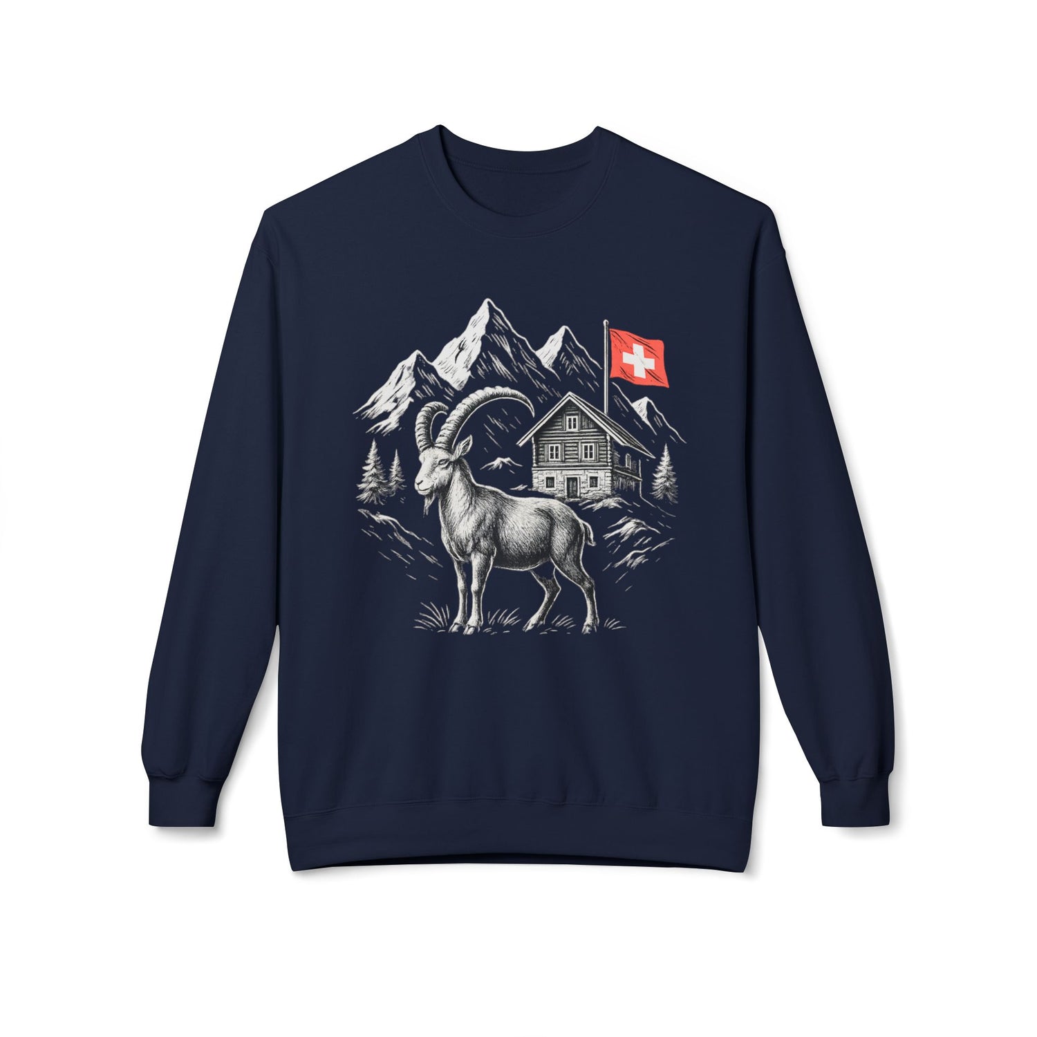 Berg Sweatshirt - Steinbock Schweiz 2