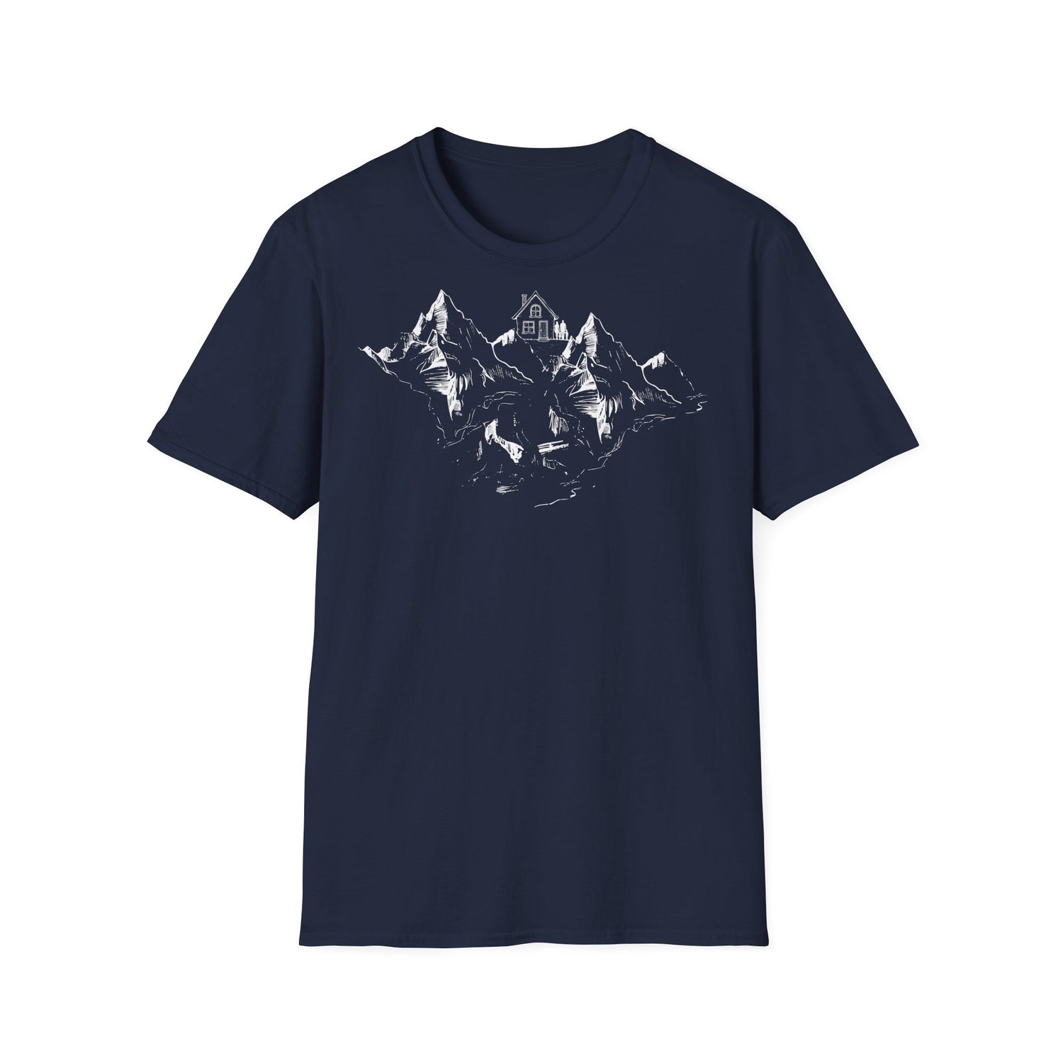 Berg T-Shirt - Hütte