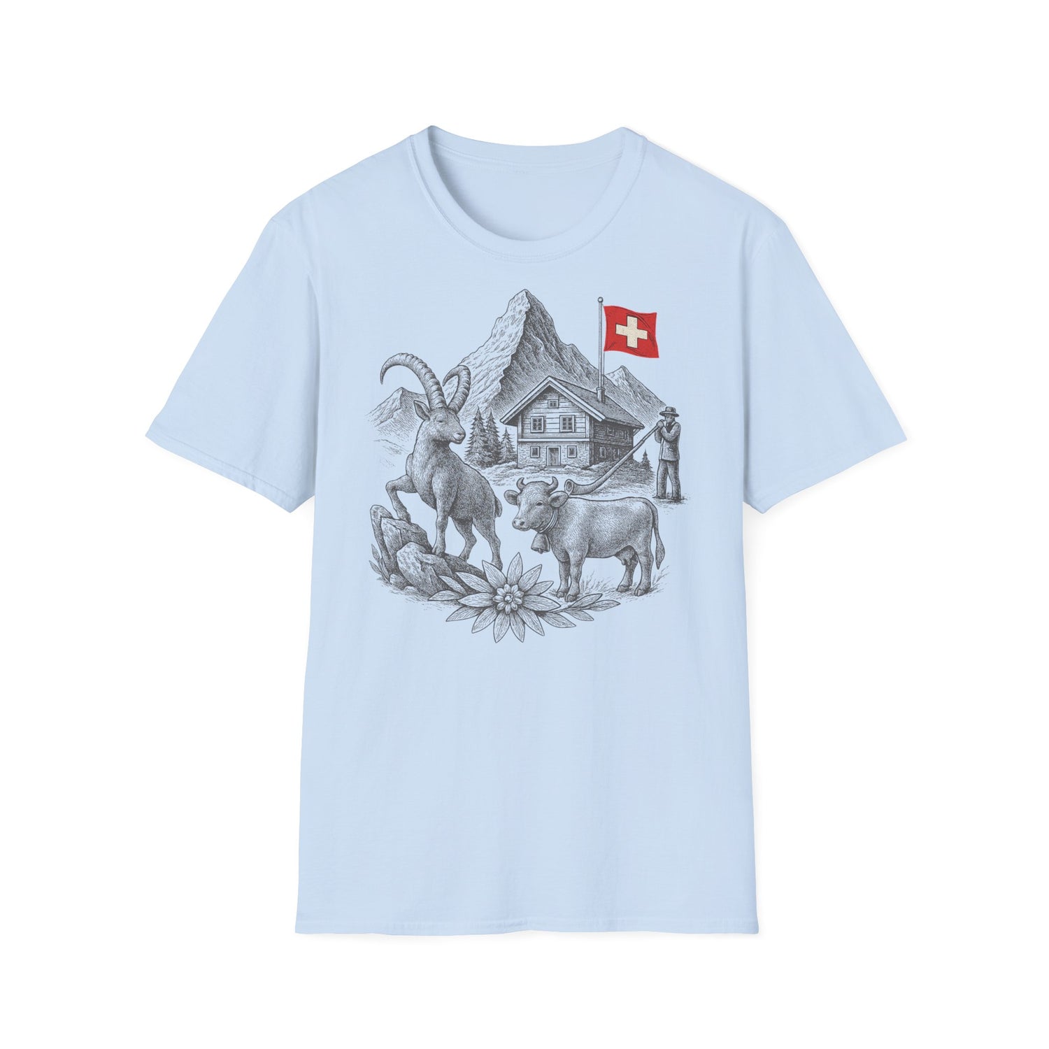 Berg T-Shirt - Schweizer Identifikation