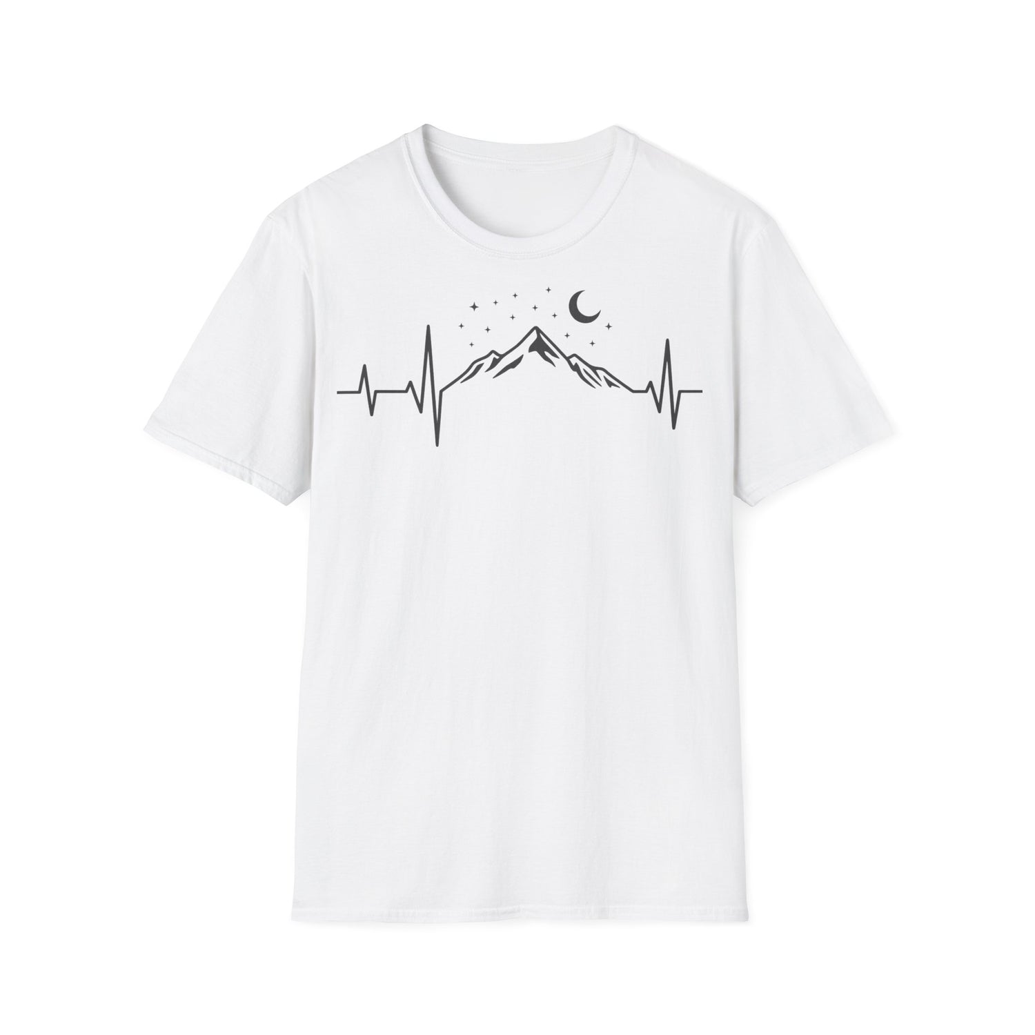 Berg T-Shirt - Herzschlag Mond