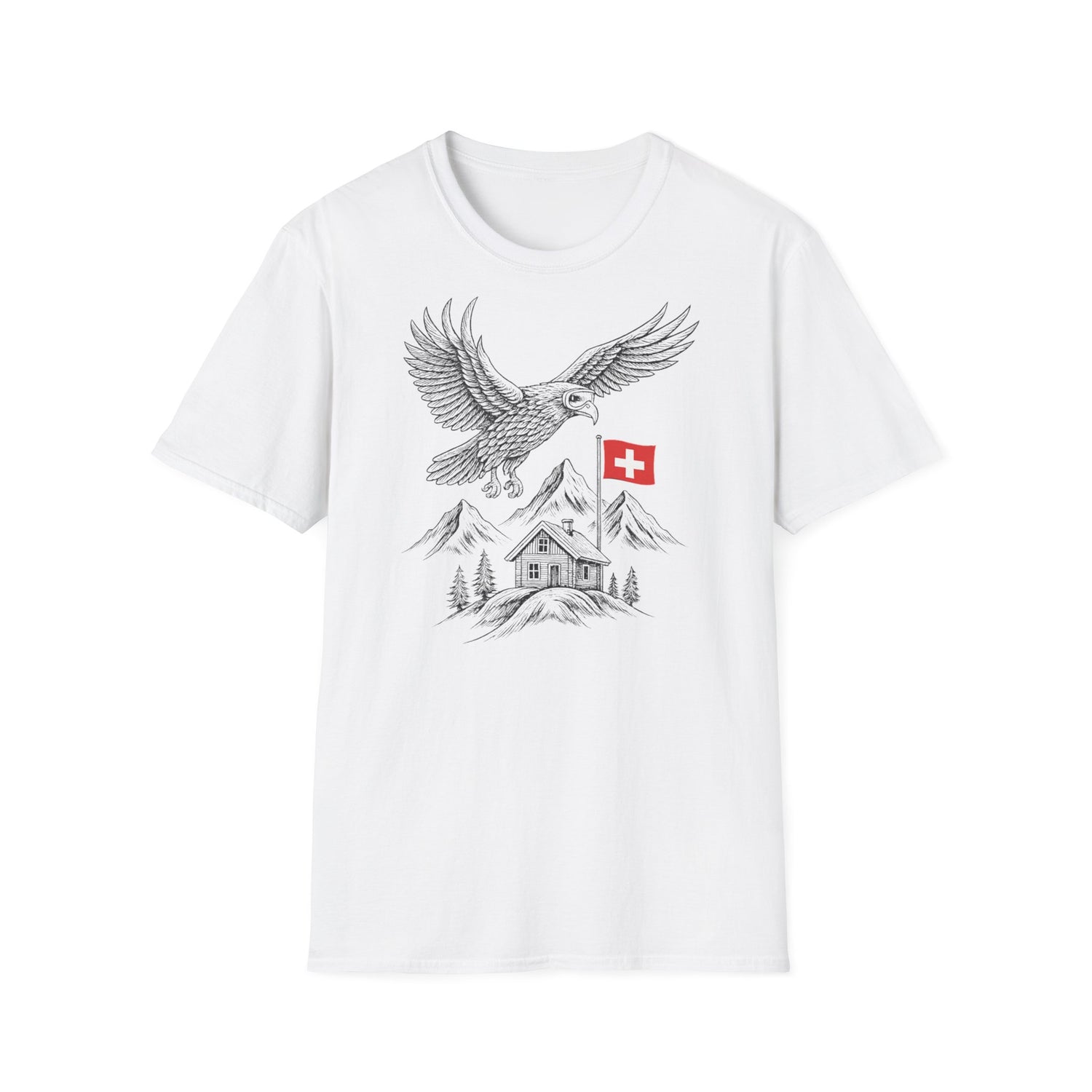 Berg T-Shirt - Adler (skibrille)