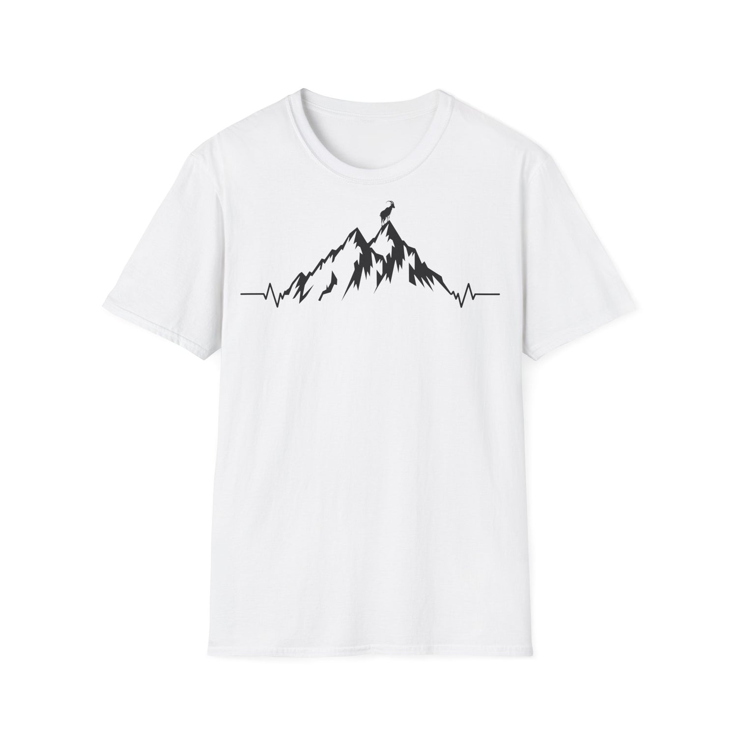Berg T-Shirt - Herzschlag Steinbock