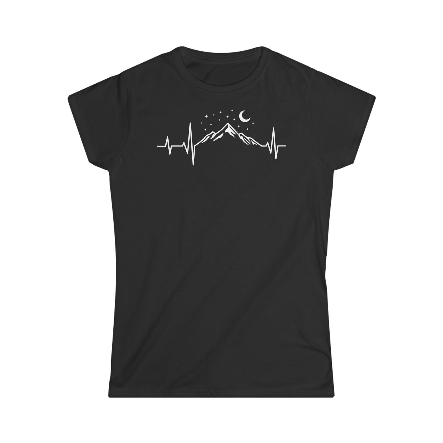 Berg T-Shirt - Herzschlag Mond (Damen)