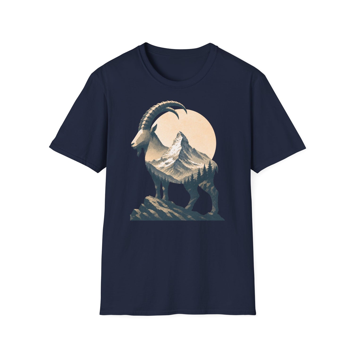 Berg T-Shirt - Steinbock & Matterhorn