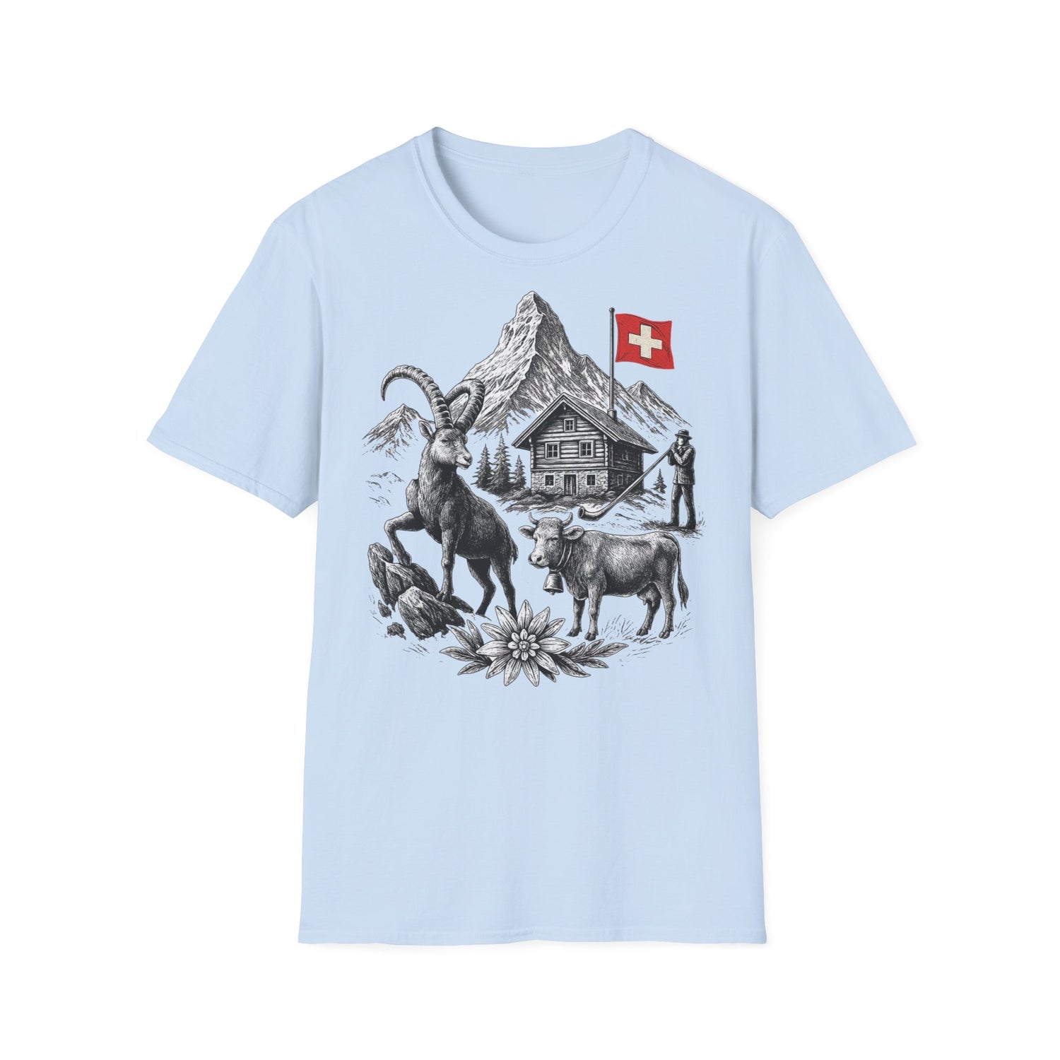 Berg T-Shirt - Schweizer Identifikation