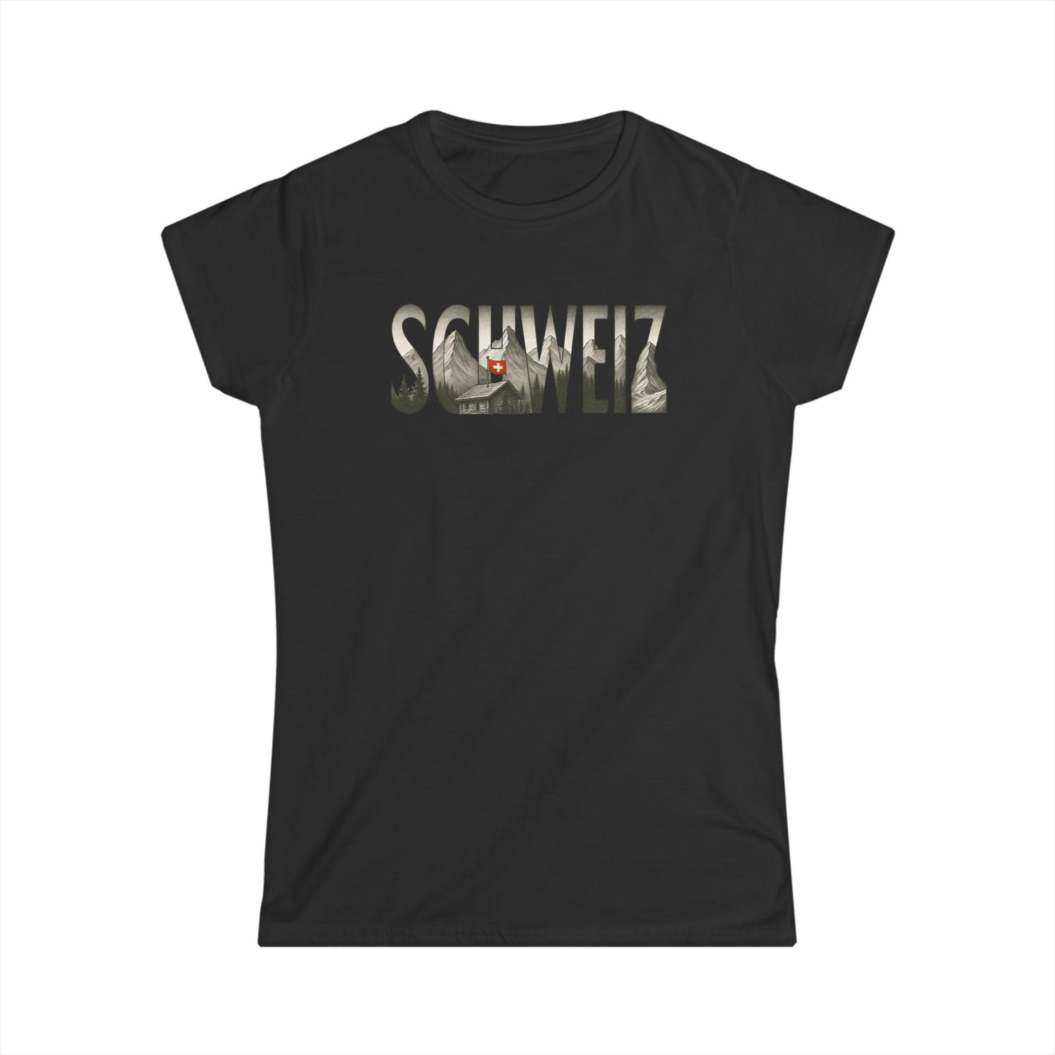 Berg T-Shirt - Schweiz (Damen)