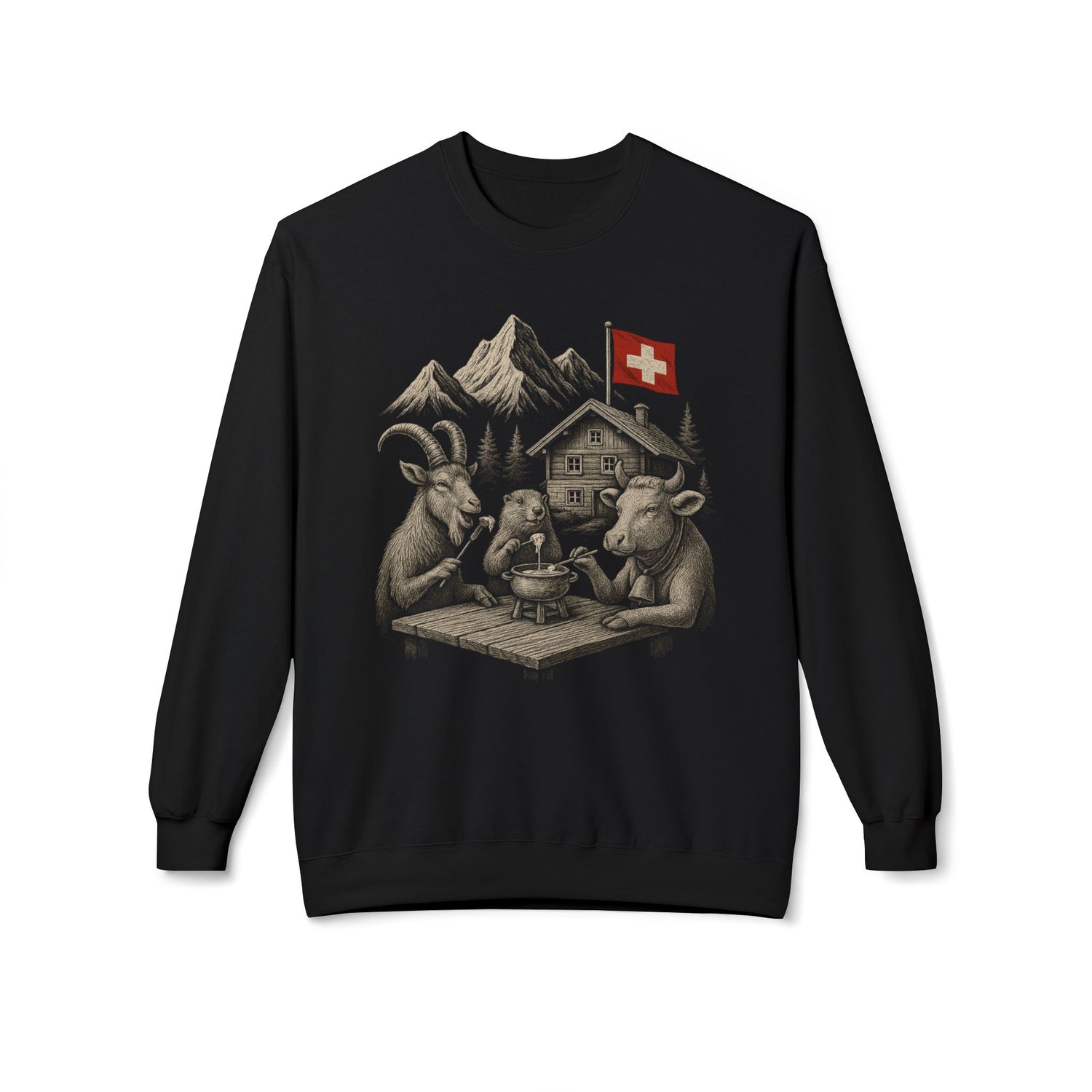 Berg Sweatshirt - FONDUEPLAUSCH
