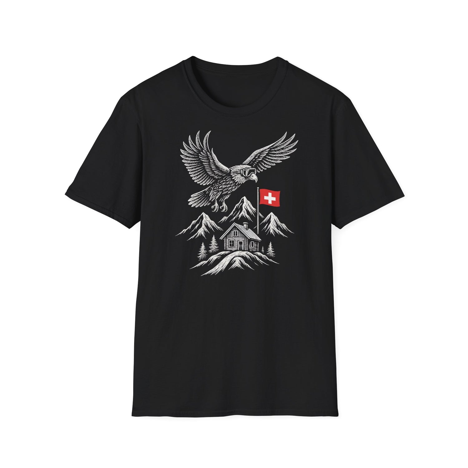 Berg T-Shirt - Adler (skibrille)