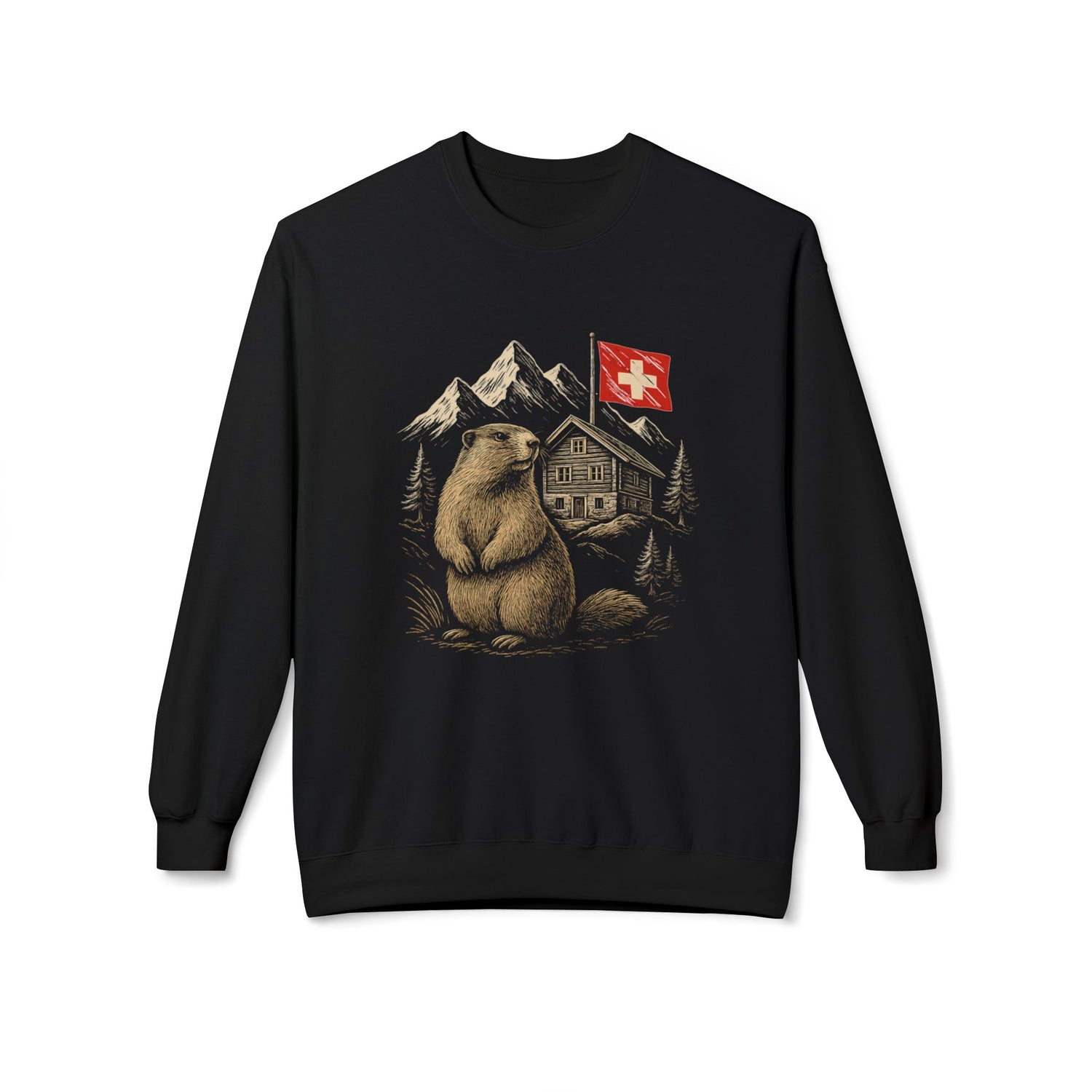 Berg Sweatshirt - Murmeltier