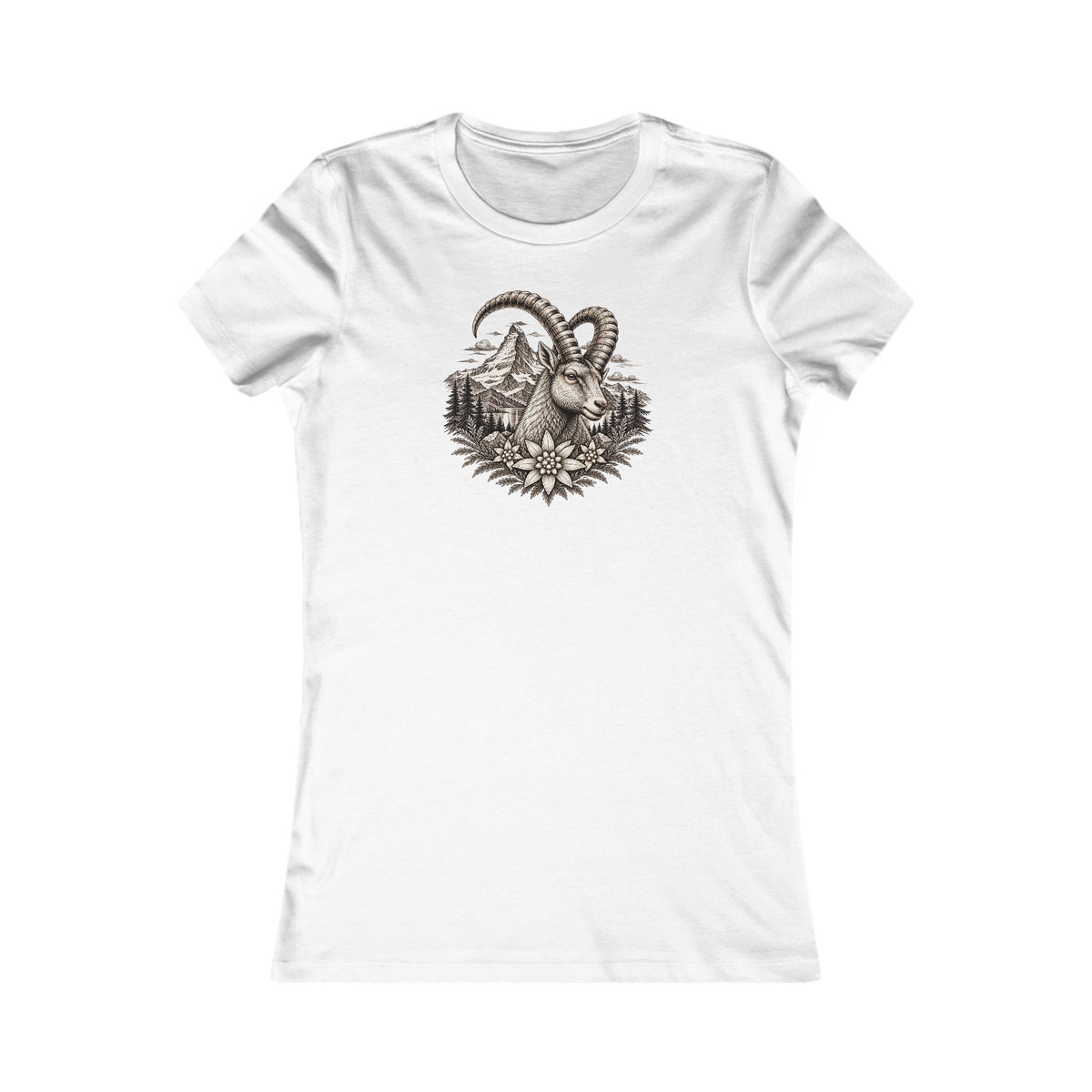 Berg T-Shirt - Steinbock x Edelweiss