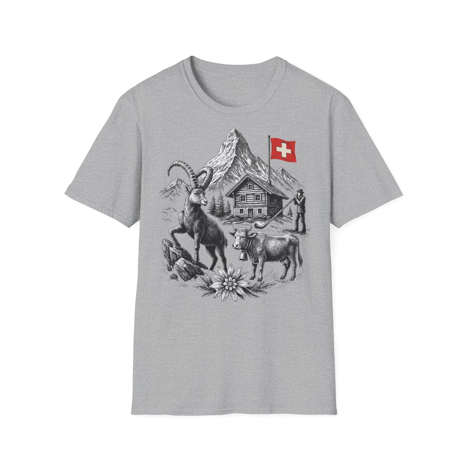 Berg T-Shirt - Schweizer Identifikation