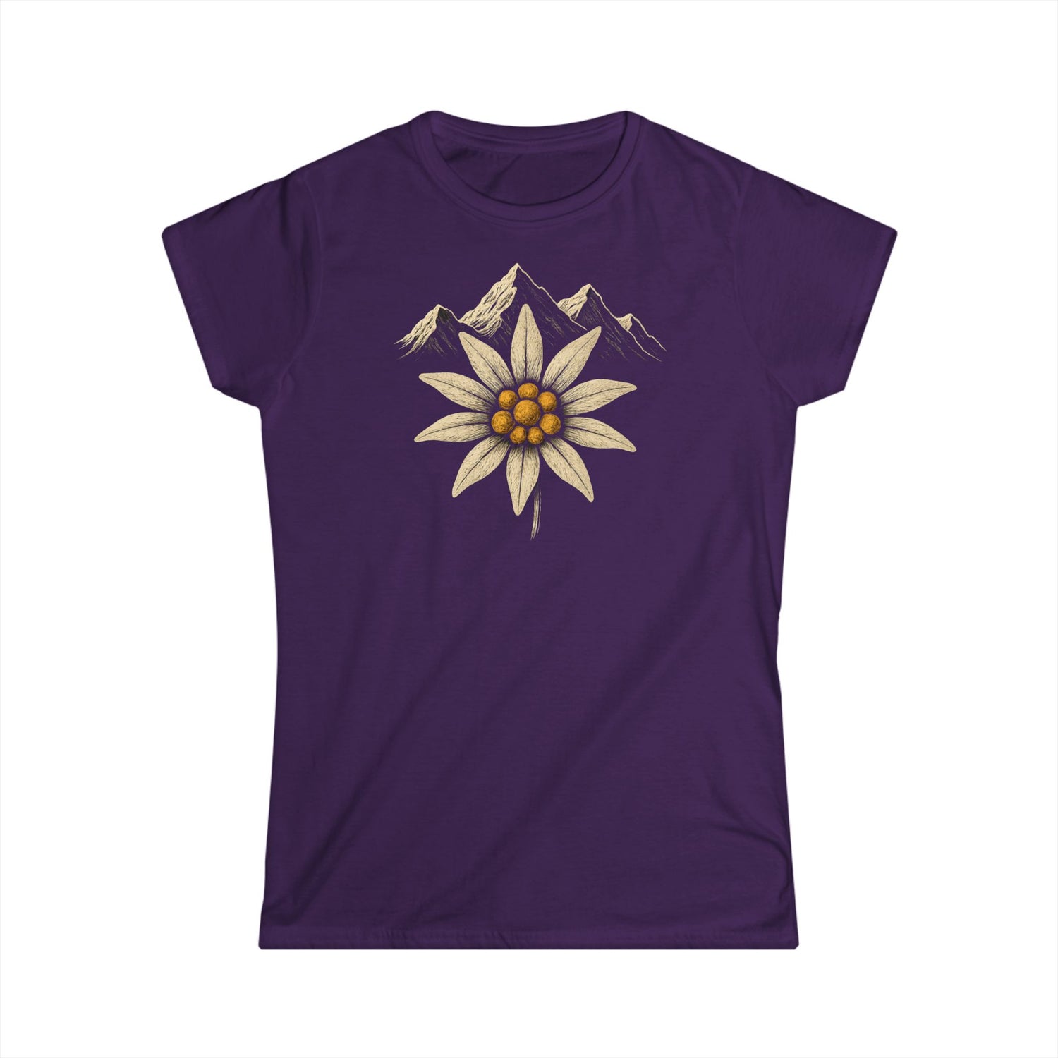 Berg T-Shirt - Edelweiss Blume (Damen)