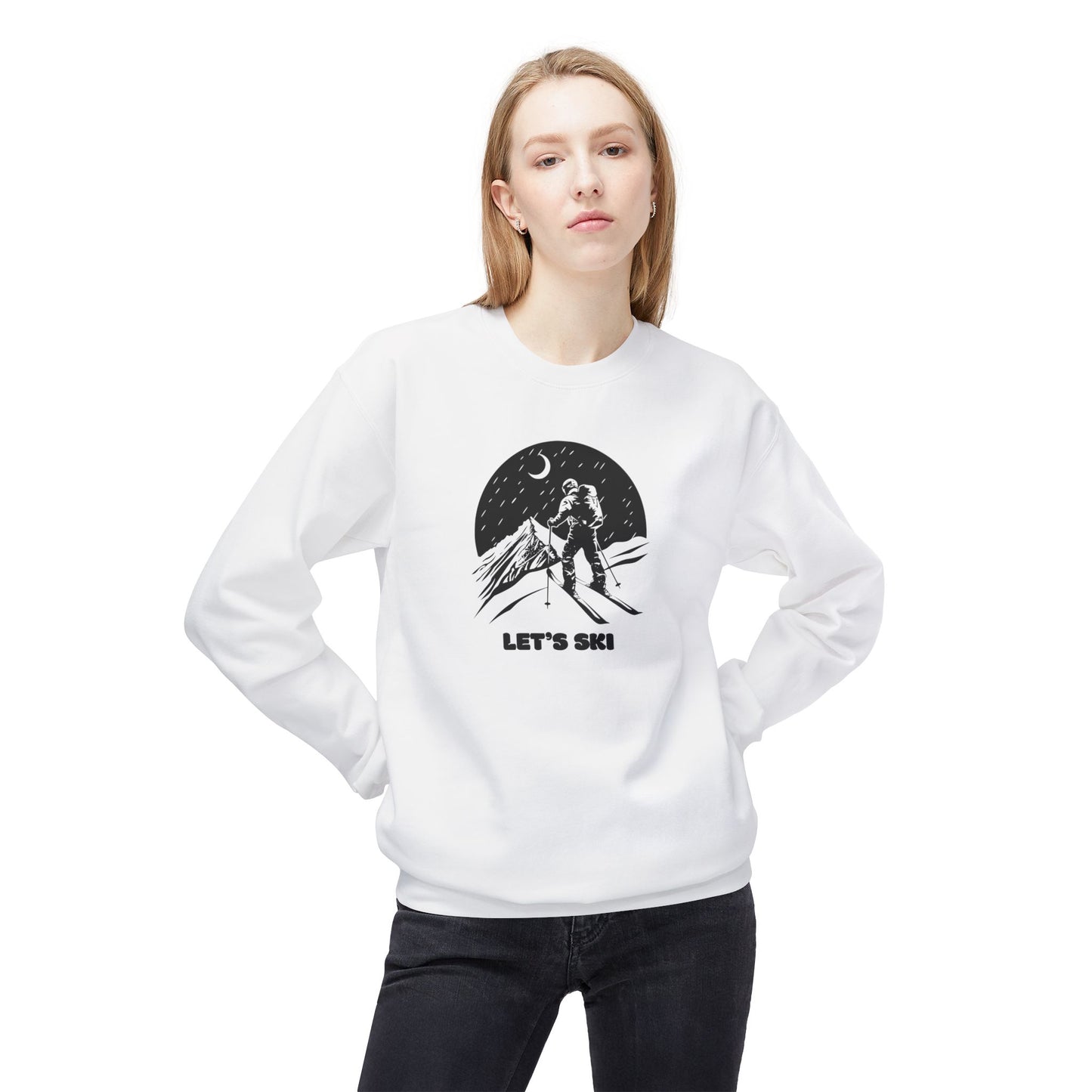 SKI SWEATSHIRT - LET'S SKI