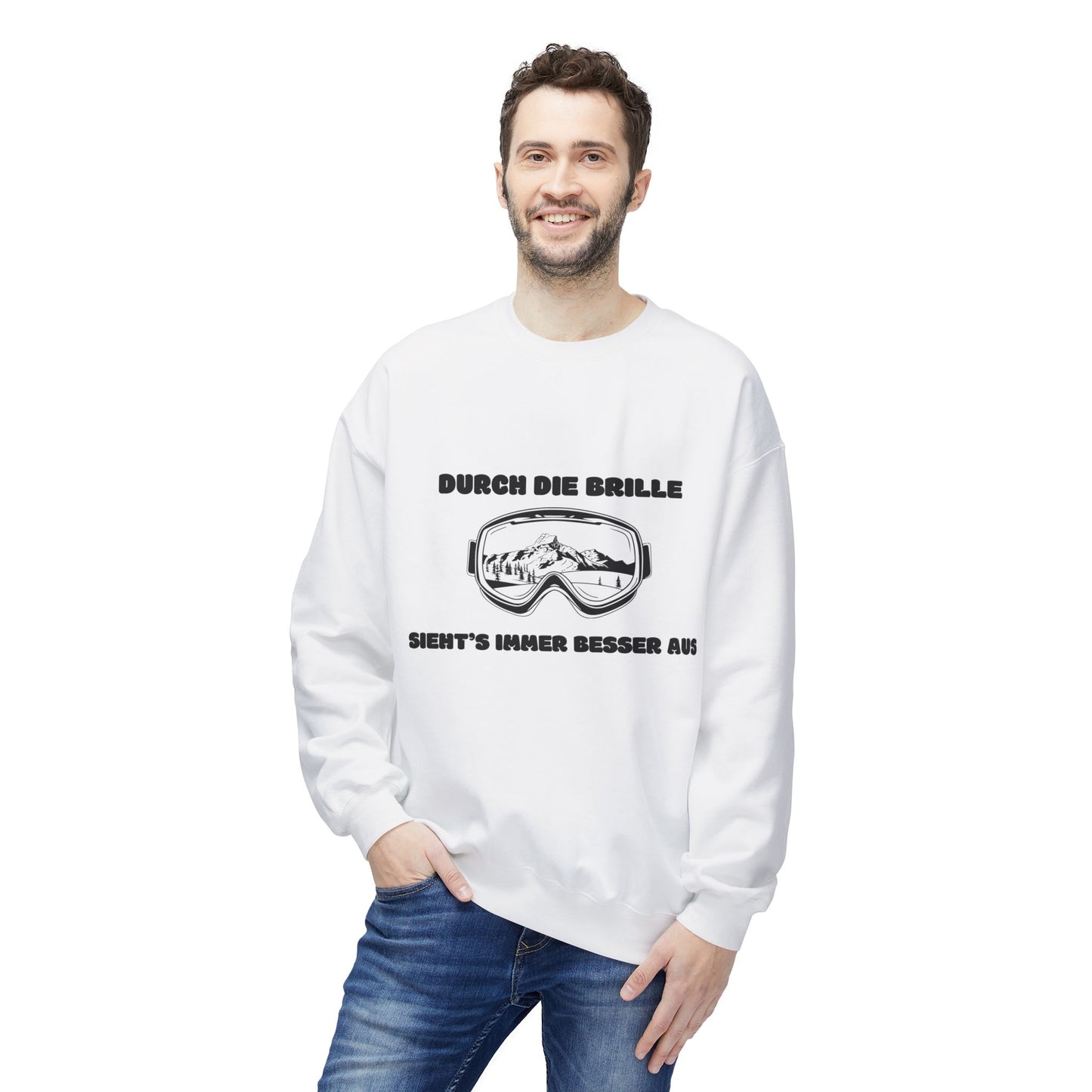 SKI SWEATSHIRT - Durch die Brille sieht's immer besser aus