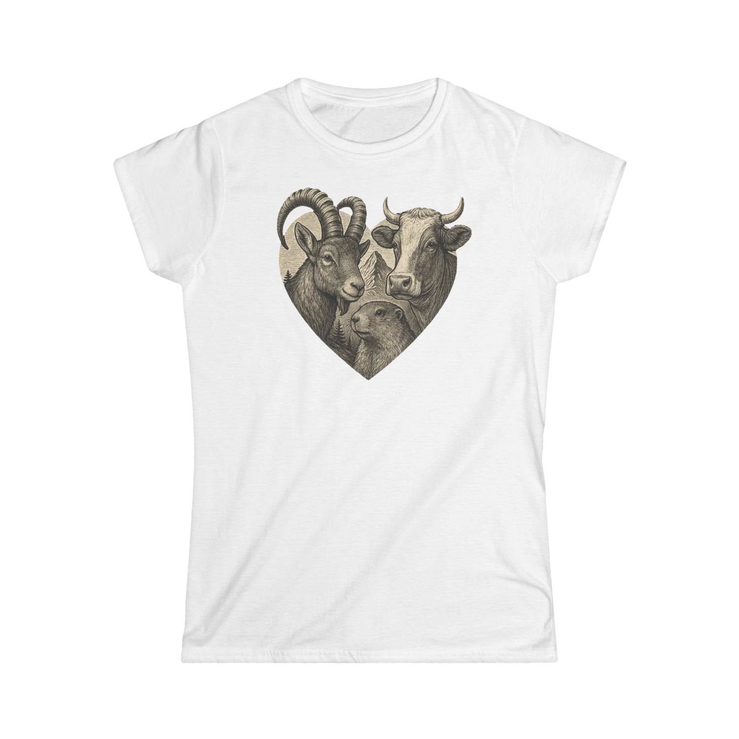 Berg T-Shirt - Bergherz (Damen)