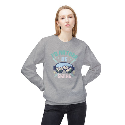 SKI SWEATSHIRT - I'd rather be Skiing