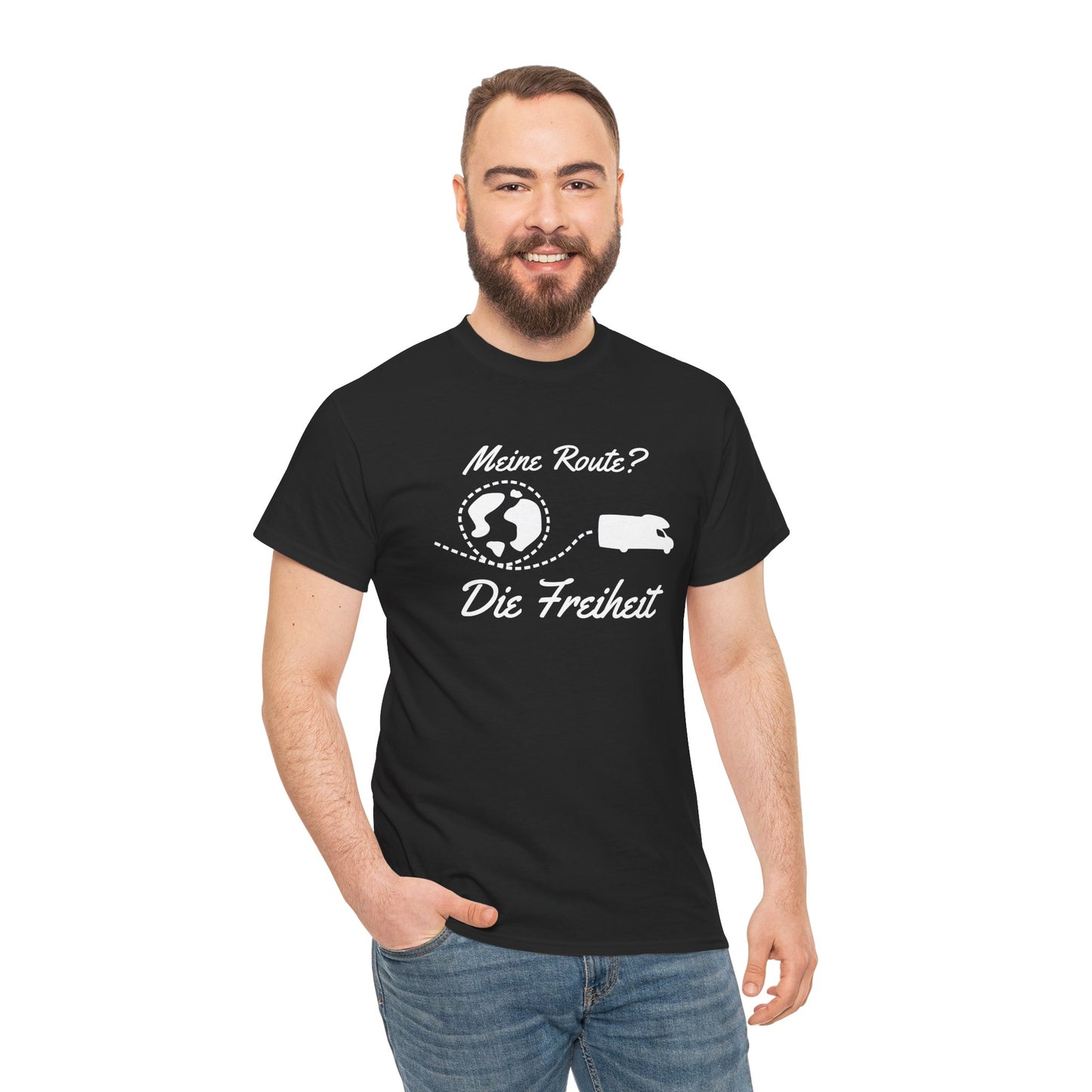 Camper T-Shirt - Meine Route? Die Freiheit