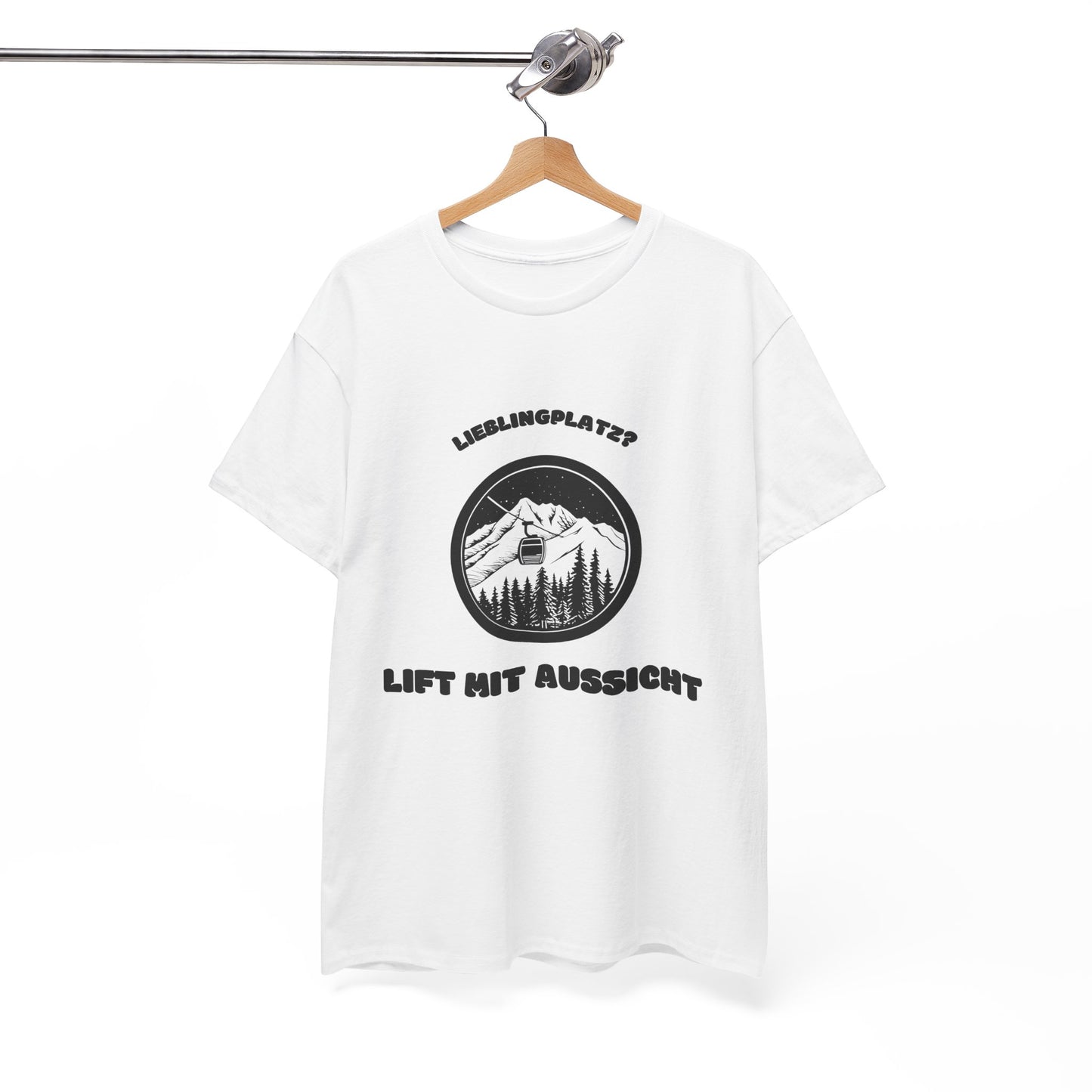 SKI T-Shirt - Lieblingsplatz, Lift mit Aussicht