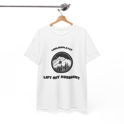 SKI T-Shirt - Lieblingsplatz, Lift mit Aussicht