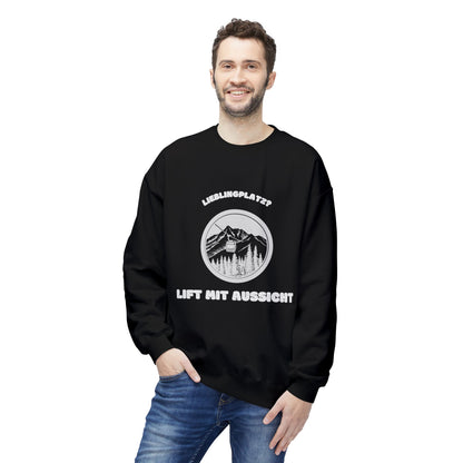 SKI SWEATSHIRT - Lieblingsplatz? Lift mit Aussicht