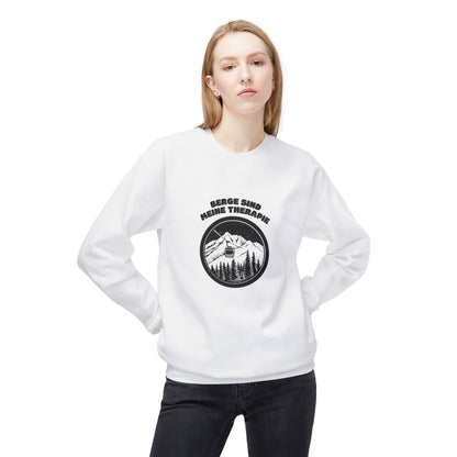 SKI SWEATSHIRT - Berge sind meine Therapie