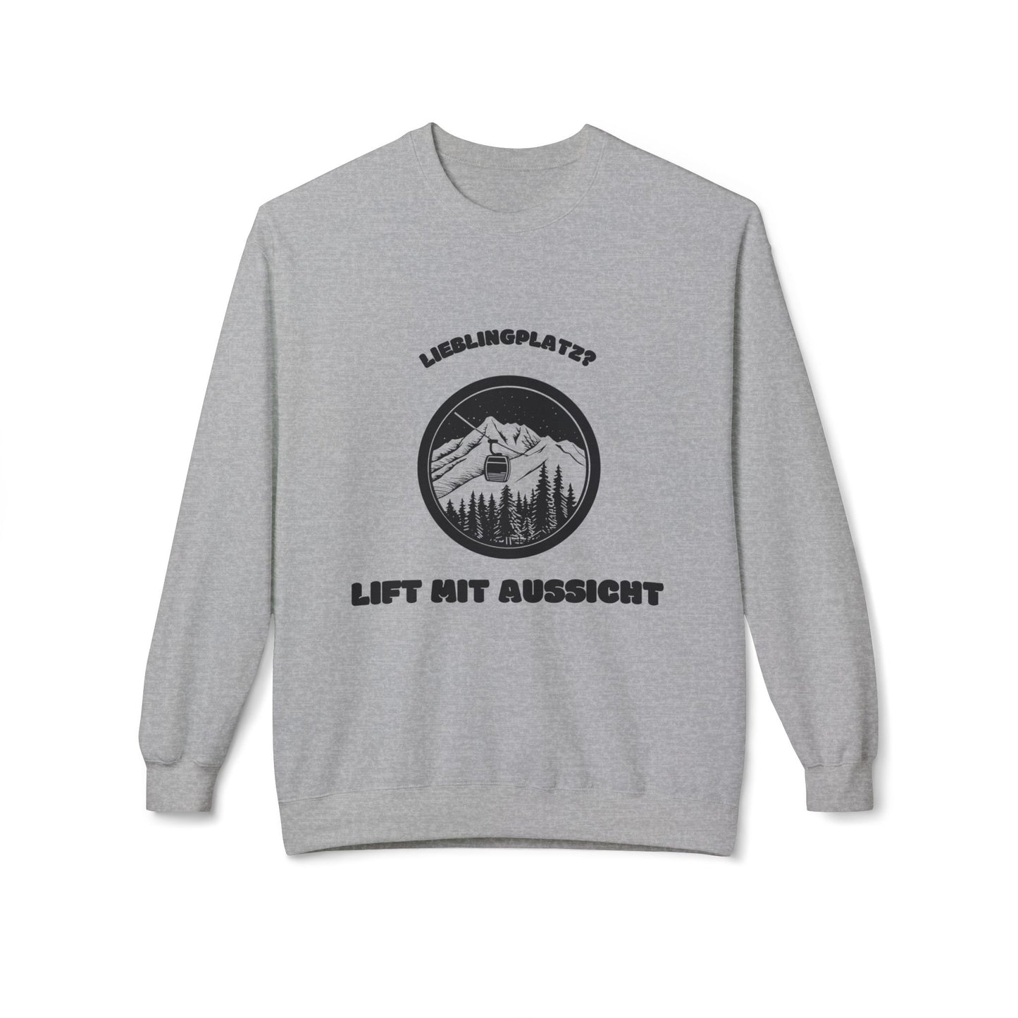 SKI SWEATSHIRT - Lieblingsplatz? Lift mit Aussicht