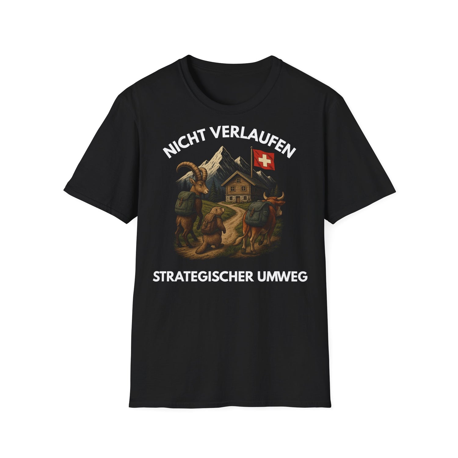 Berg T-Shirt - Nicht verlaufen, strategischer Umweg