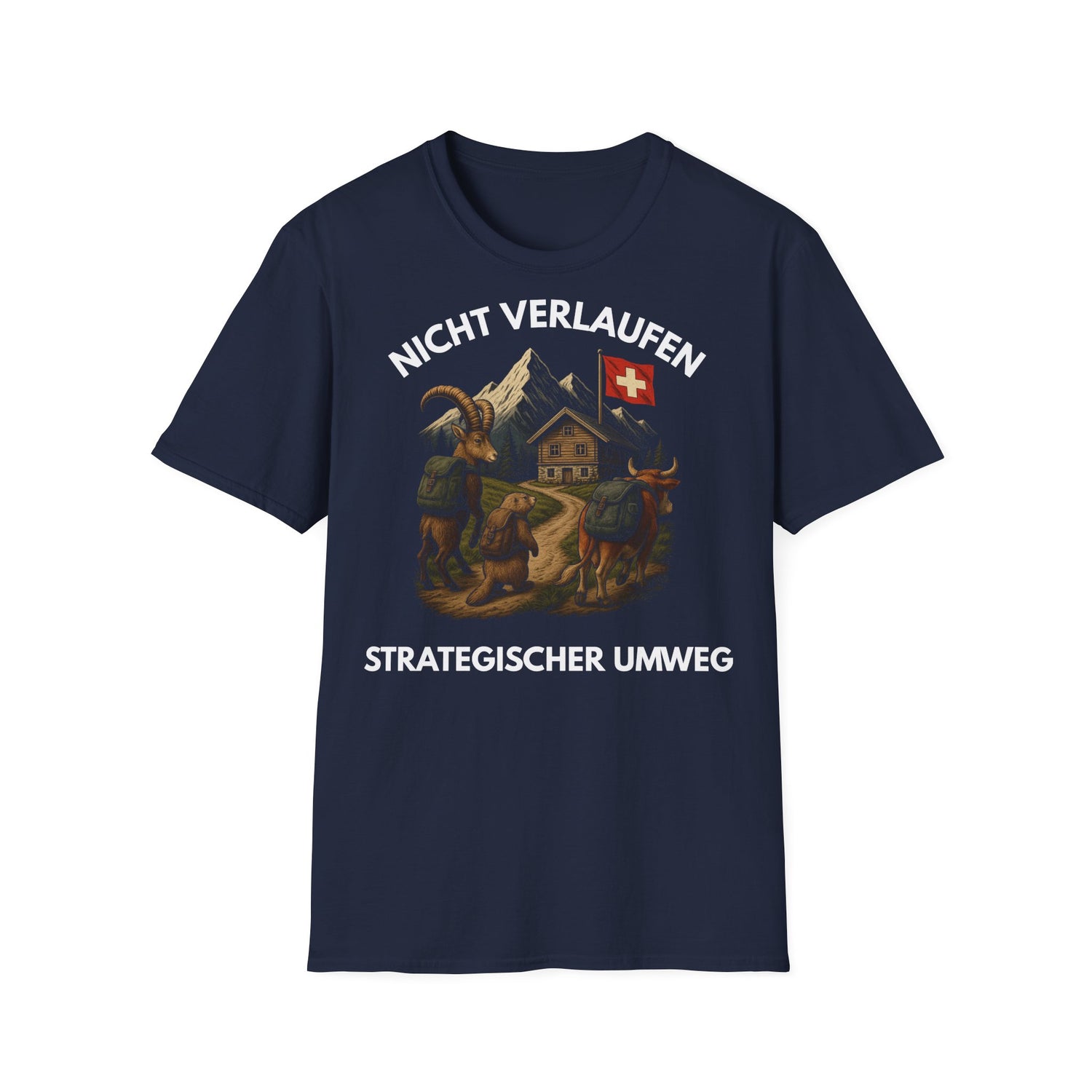 Berg T-Shirt - Nicht verlaufen, strategischer Umweg