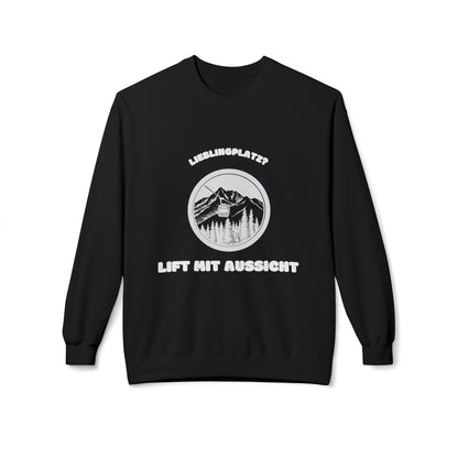 SKI SWEATSHIRT - Lieblingsplatz? Lift mit Aussicht