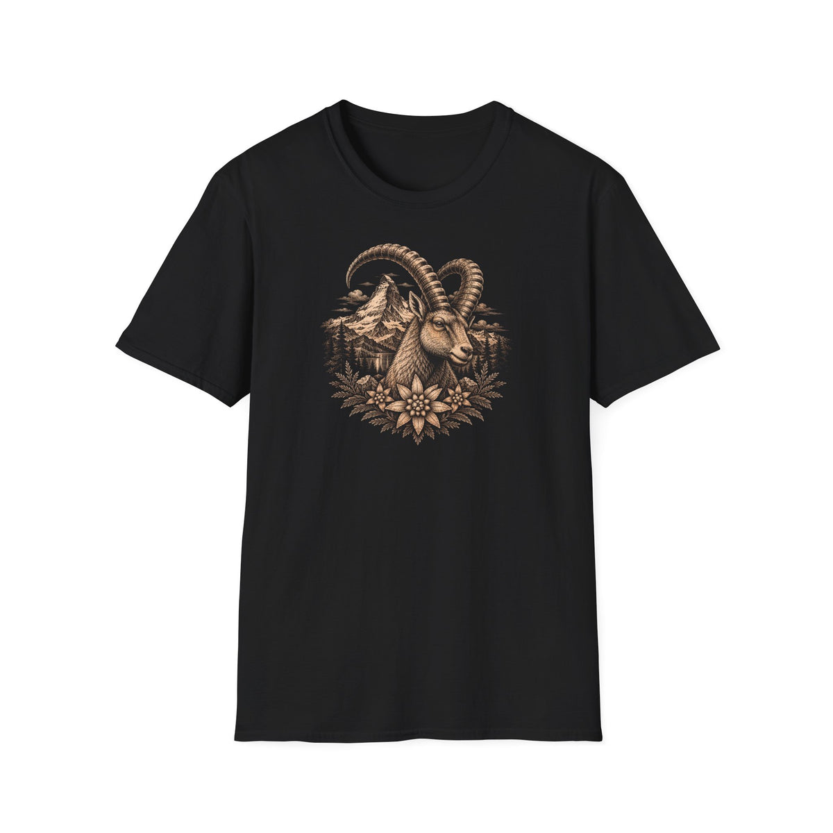 Berg T-Shirt - Steinbock x Edelweiss