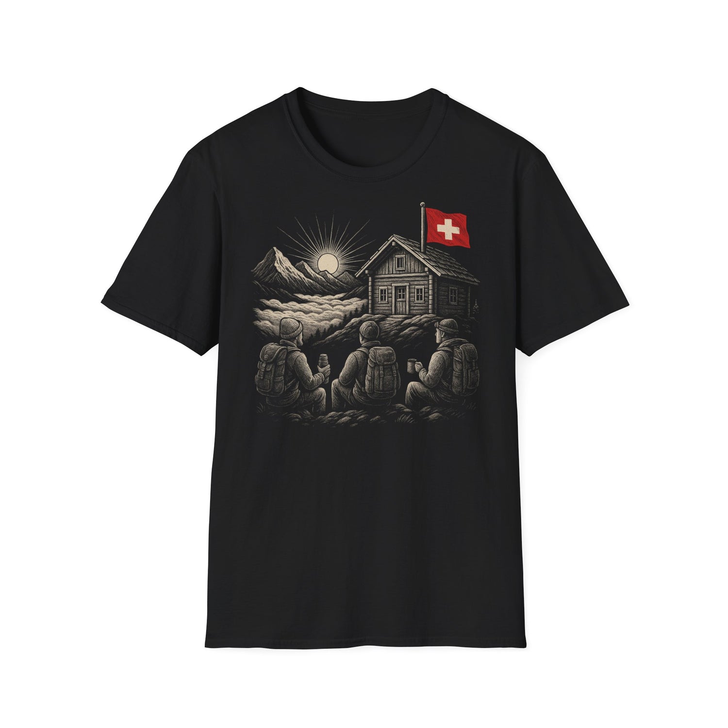 Berg T-Shirt - Freunde