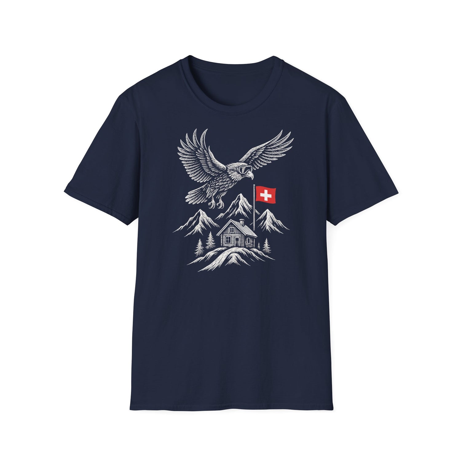 Berg T-Shirt - Adler (skibrille)