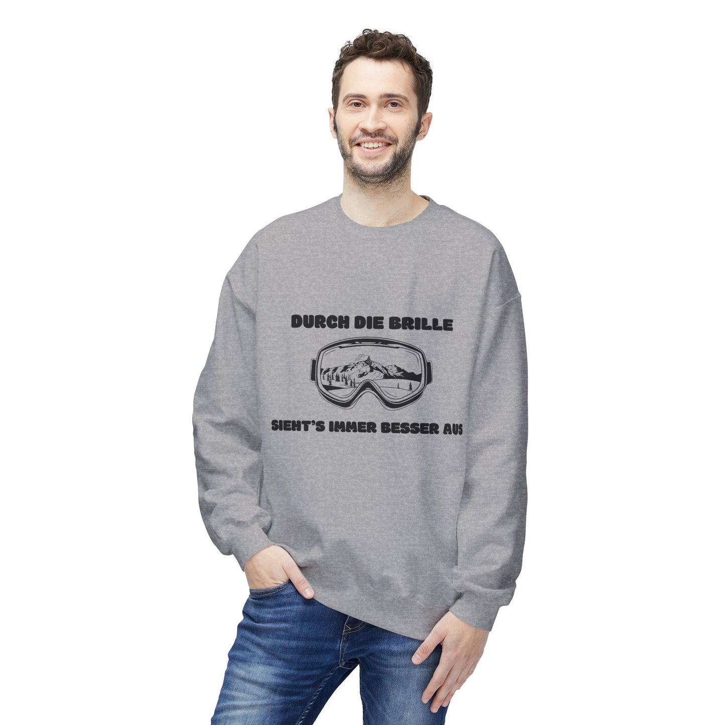 SKI SWEATSHIRT - Durch die Brille sieht's immer besser aus