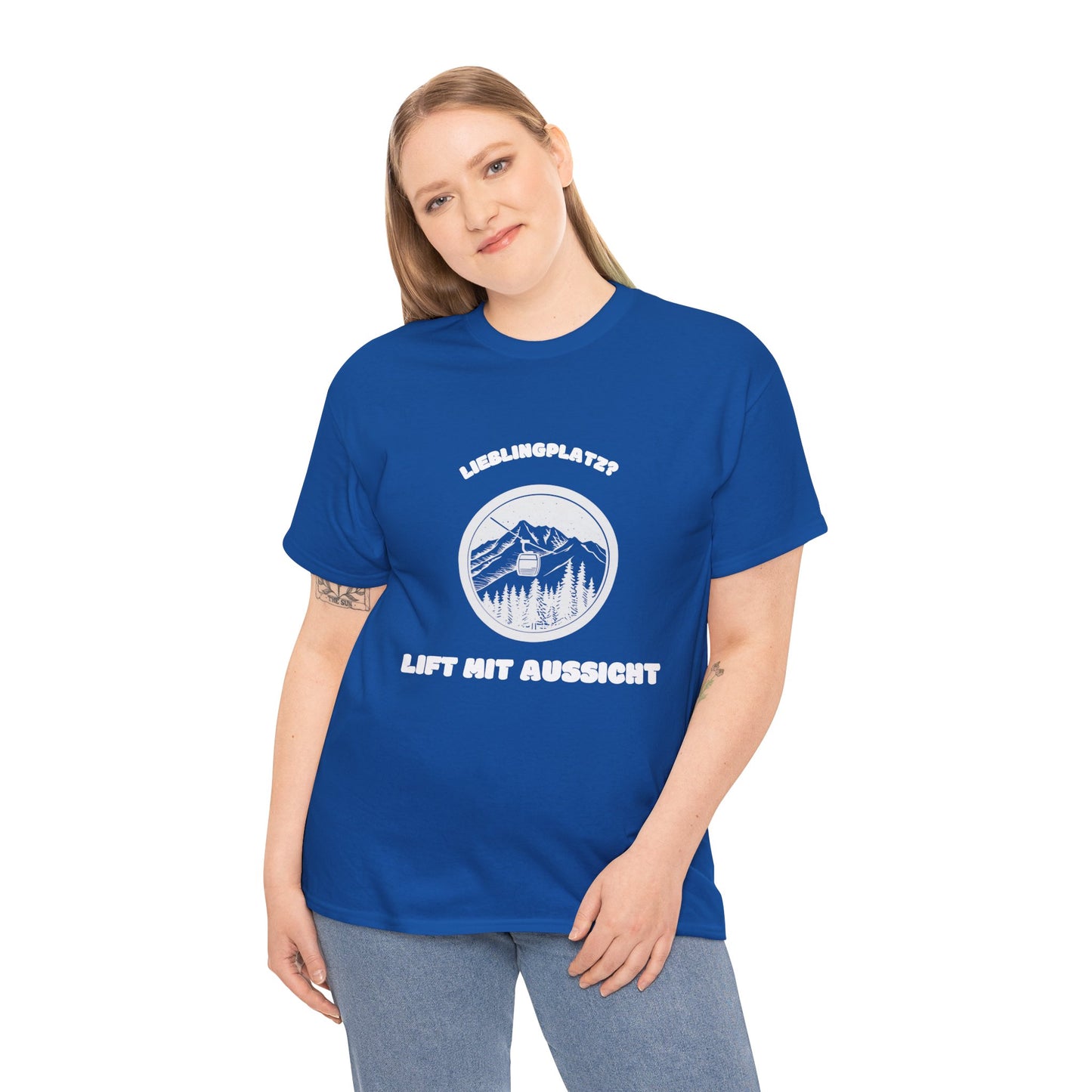 SKI T-Shirt - Lieblingsplatz, Lift mit Aussicht