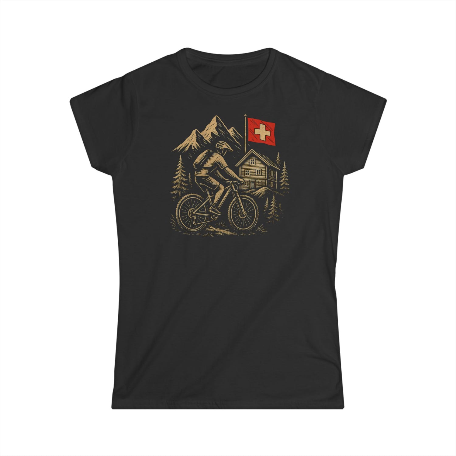 Berg T-Shirt - Schweizer Lifestyle (Damen)