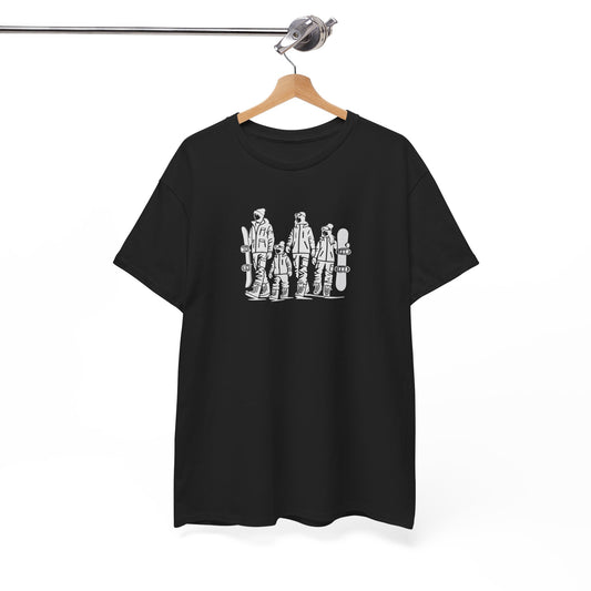 Snowboarding T-Shirt - Familie