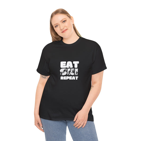 SKI T-Shirt - EAT, SKI, REPEAT