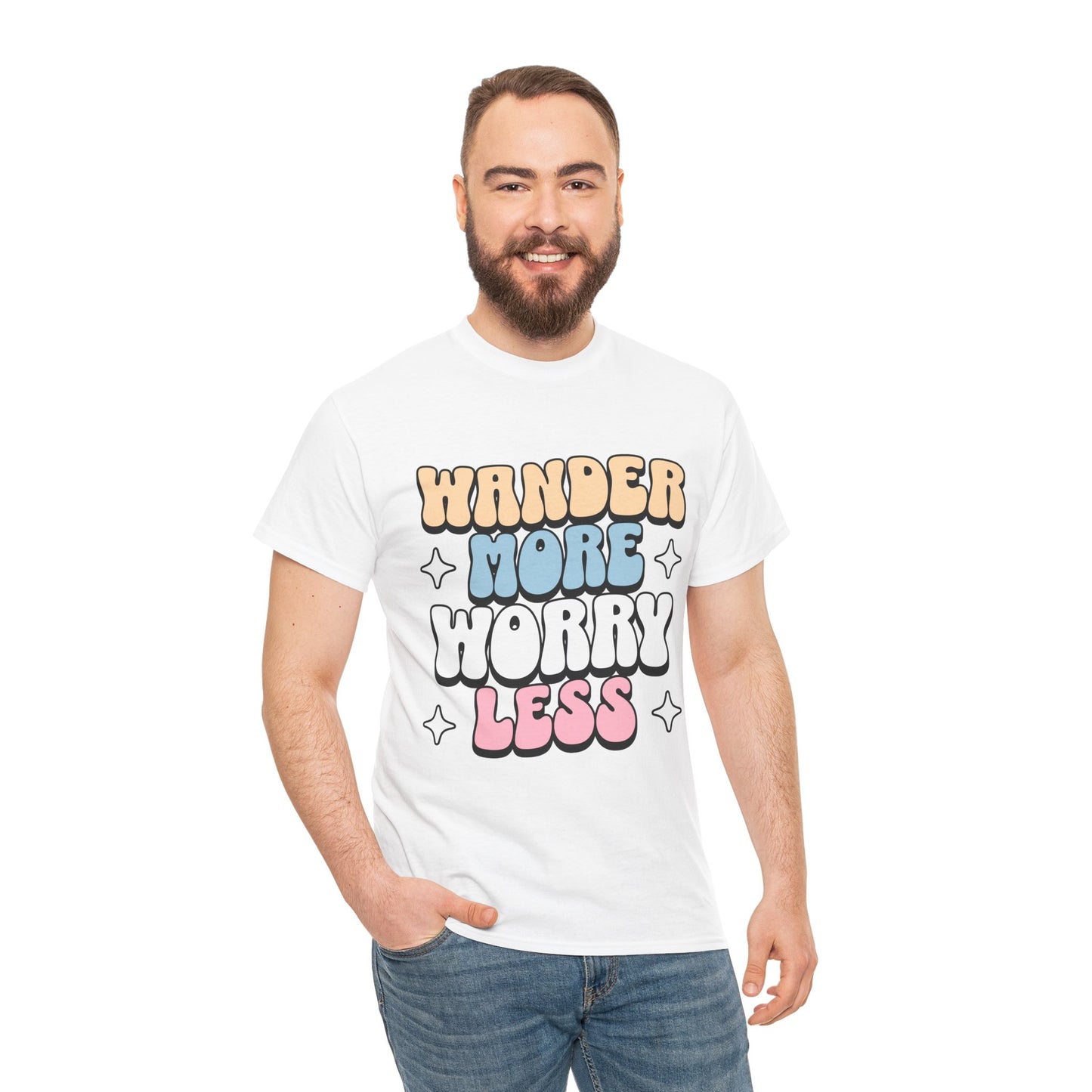 HIKING T-SHIRT - Wander more, worry less