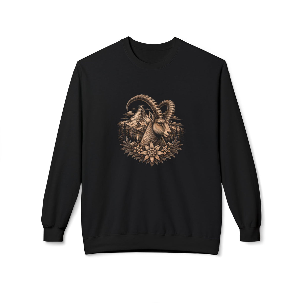 Berg T-Shirt - Steinbock x Edelweiss