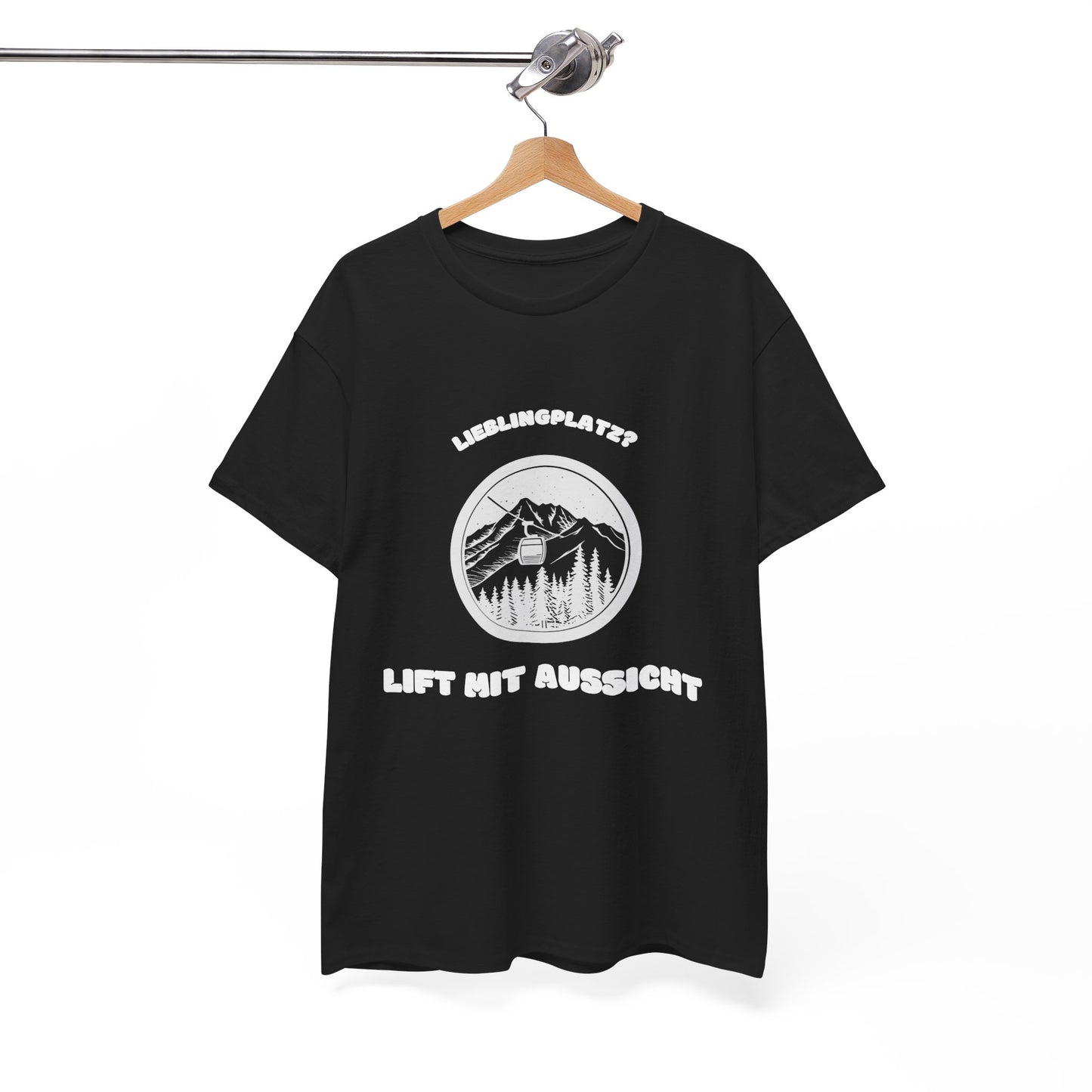 SKI T-Shirt - Lieblingsplatz, Lift mit Aussicht