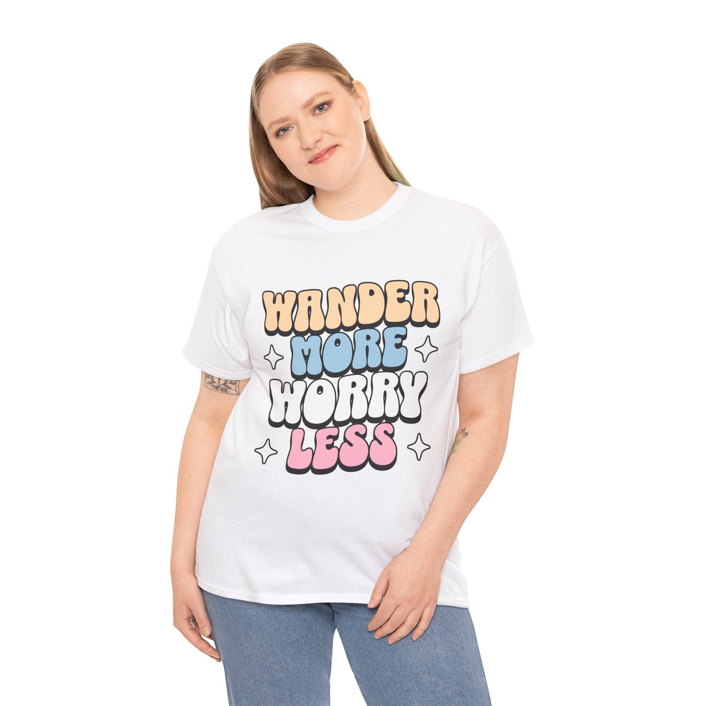 HIKING T-SHIRT - Wander more, worry less