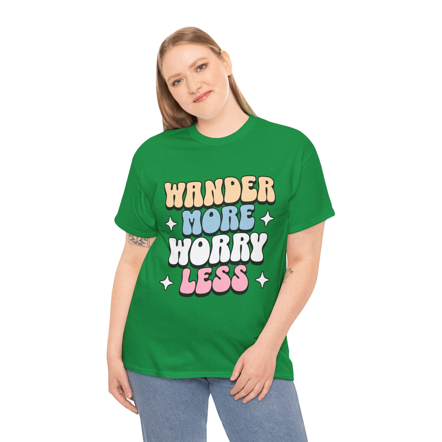 HIKING T-SHIRT - Wander more, worry less