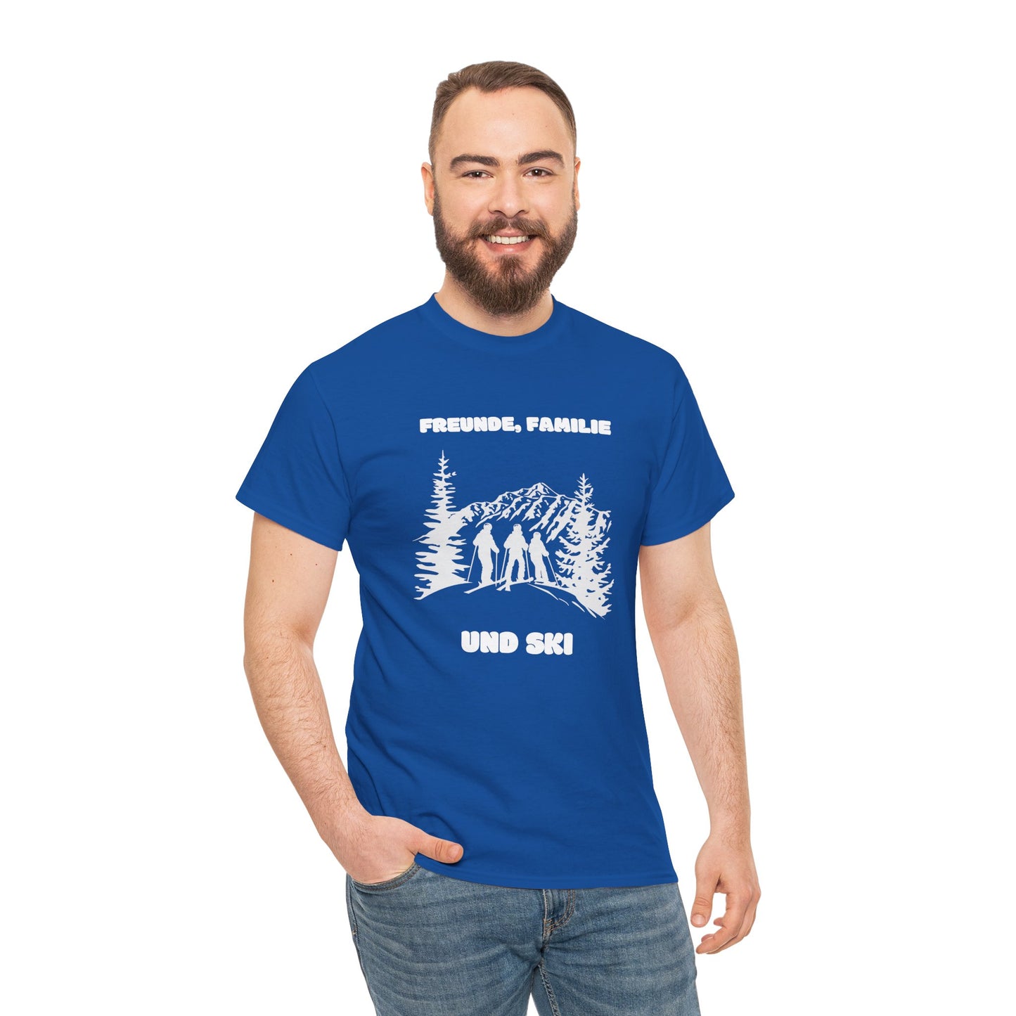 SKI T-Shirt - Freunde, Familie und SKI