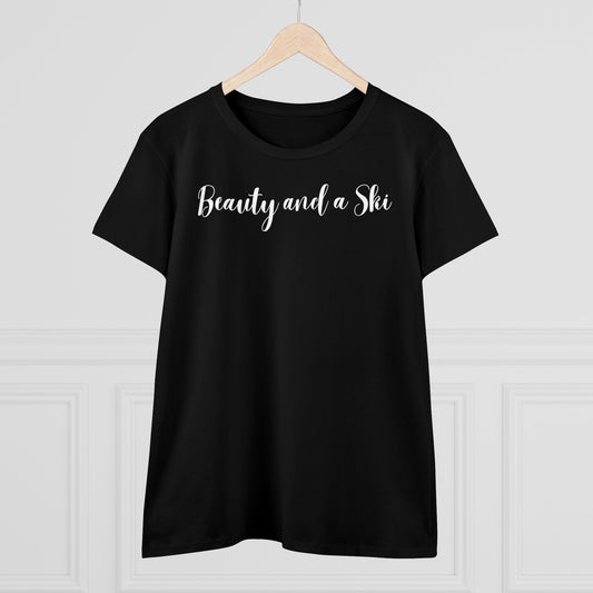 SKI T-Shirt - Beauty and a Ski 2 (Damen)